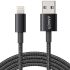 Кабель Anker 331 USB-A to Lightning Cable 1m Black (‎A8153011)