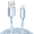 Кабель Anker 331 USB-A to Lightning Cable 1m Blue (‎‎A81520N2)