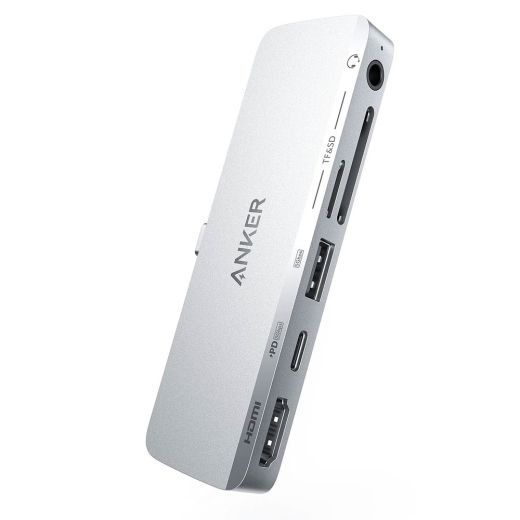 Хаб Anker 541 USB-C 6-в-1 для iPad Silver (A8363)
