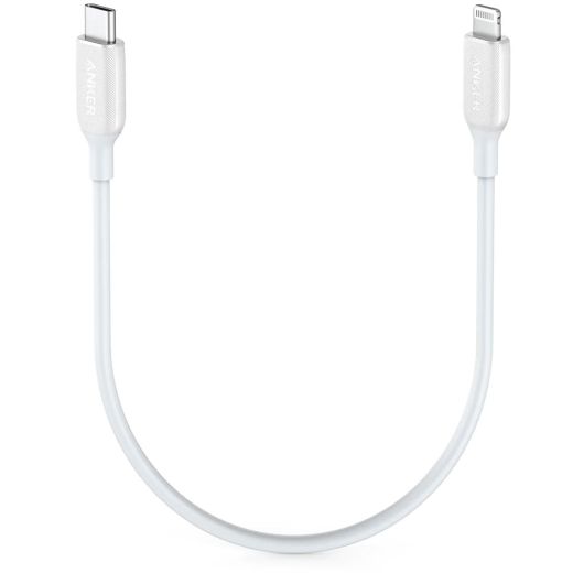 Кабель Anker 541 USB-C to Lightning Cable 0.3m White (A8831021)