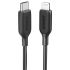 Кабель Anker 541 USB-C to Lightning Cable 0.9m Black (A8832011)