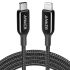 Кабель Anker 762 USB-C to Lightning Cable Black 0.9m (A8842011)