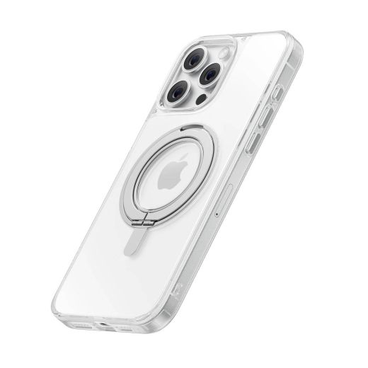 Чохол-підставка Anker MagGo Magnetic Case with Stand (360° Ring Stand) Clear для iPhone 16 Pro Max