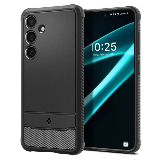Чохол Spigen Rugged Armor Matte Black для Samsung Galaxy S24 (ACS07346)