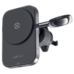 Автодержатель с беспроводной зарядкой Acefast 2 в 1 D18 Series Black
