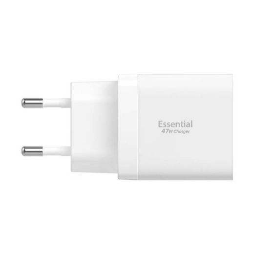 Быстрая зарядка Spigen Essential 47W Wall Charger EE472EU White (ACH08707)