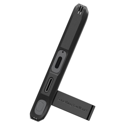 Чехол-подставка Spigen Tough Armor Black для Samsung Galaxy S24 Ultra (ACS07300)