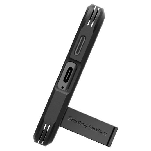 Чохол-підставка Spigen Tough Armor Black для Samsung Galaxy S24 Plus (ACS07332)