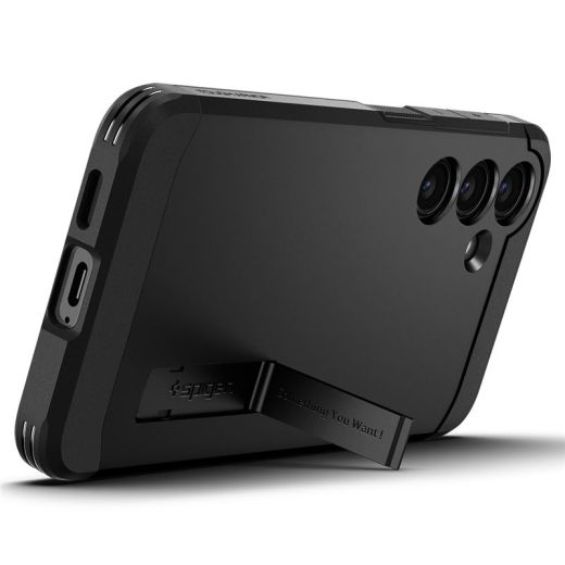Чохол-підставка Spigen Tough Armor Black для Samsung Galaxy S24 Plus (ACS07332)