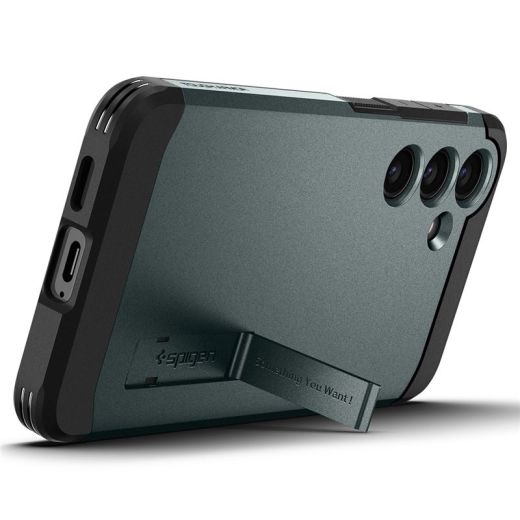 Чохол-підставка Spigen Tough Armor Abyss Green для Samsung Galaxy S24 Plus (ACS07334)