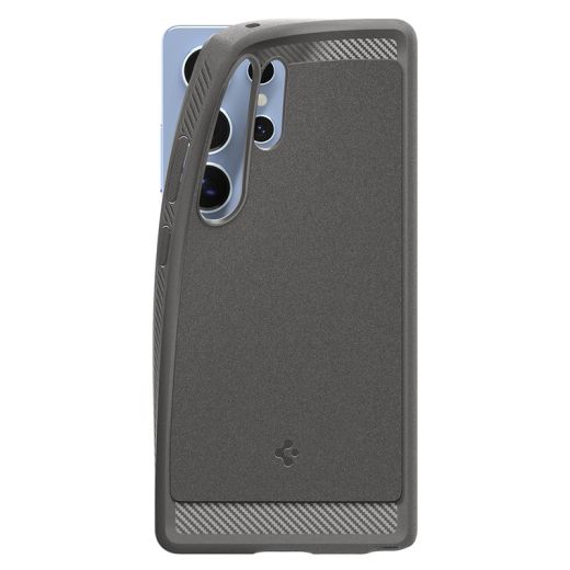Протиударний чохол Spigen Rugged Armor MagSafe Marble Gray для Samsung Galaxy S25 Ultra (ACS08952)