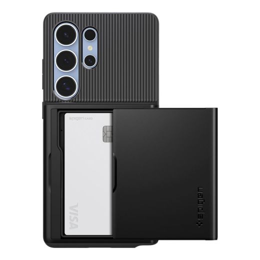 Чохол Spigen Slim Armor CS Black для Samsung Galaxy S25 Ultra (ACS08967)