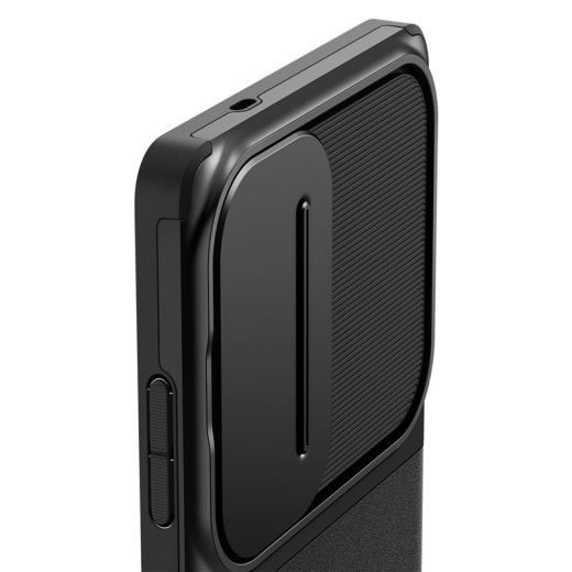 Чохол з захистом камери Spigen Optik Armor Black для Samsung Galaxy S25 Ultra (ACS08969)