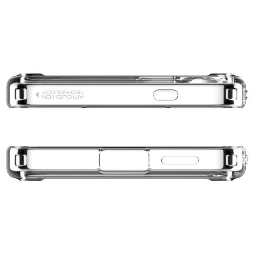 Прозорий чохол-підставка Spigen Ultra Hybrid S MagSafe Clear White для Samsung Galaxy S25 (ACS09026)