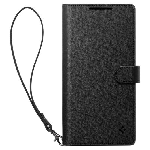 Чохол-книжка Spigen Wallet S Black для Samsung Galaxy S25 Plus (ACS09125)