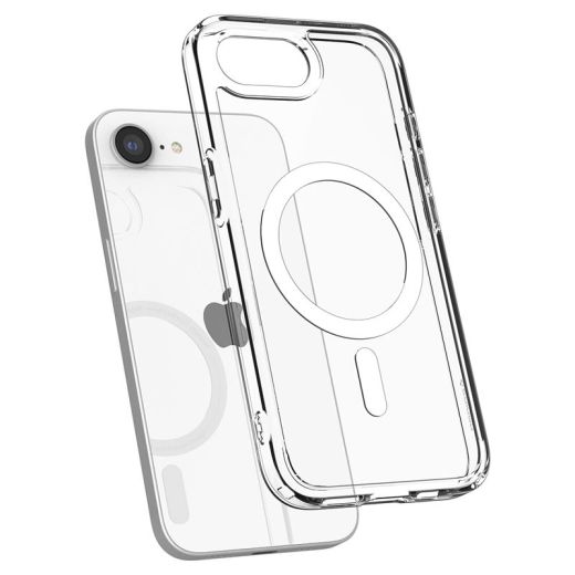Прозорий чохол Spigen Ultra Hybrid MagSafe Clear White для iPhone 16e (ACS09139)