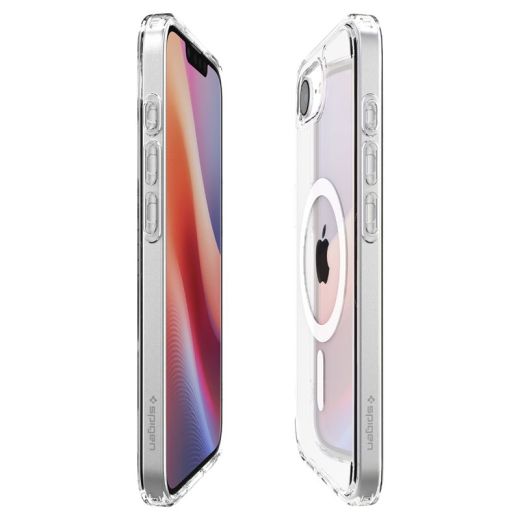 Прозорий чохол Spigen Ultra Hybrid MagSafe Clear White для iPhone 16e (ACS09139)