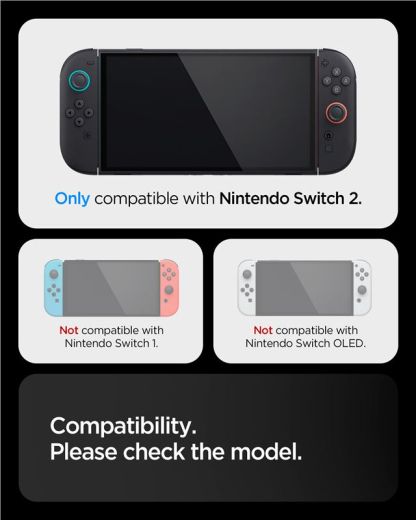 Чохол Spigen Dual Grip Black для Nintendo Switch 2 (ACS09310)