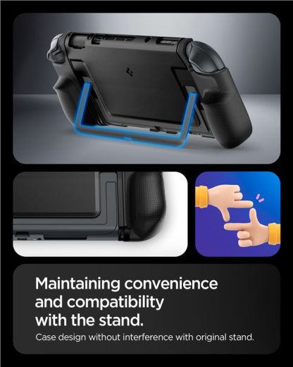 Чохол Spigen Dual Grip Black для Nintendo Switch 2 (ACS09310)