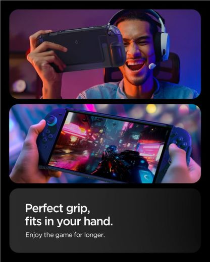 Чохол Spigen Dual Grip Black для Nintendo Switch 2 (ACS09310)