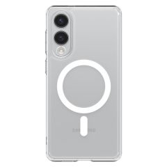 Прозорий чохол Spigen Ultra Hybrid (MagFit) Clear White для Samsung Galaxy S25 Edge (ACS09418)