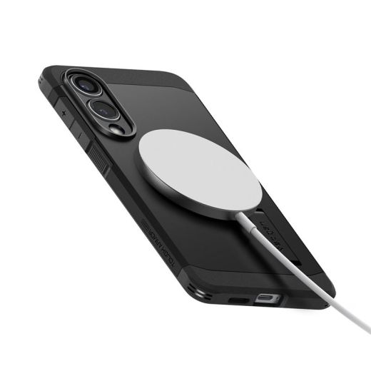 Чохол Spigen Tough Armor AI (MagFit) Black для Samsung Galaxy S25 Edge (ACS09422)