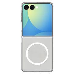 Чехол Spigen Air Skin MagSafe Clear White для Galaxy Z Flip 7 (ACS09556)
