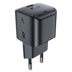 Швидка зарядка Acefast [A77] GaN Fast Charger USB-C 30W Black