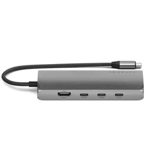 Адаптер Satechi USB-C Multiport Adapter 8K With Ethernet V3 Space Gray (ST-P8KEM)