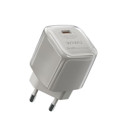 Быстрая зарядка WIWU [Wi-U030] Jello GaN Fast Charger USB-C 20W Titanium