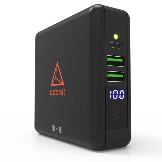 Беспроводная зарядка Adonit Wireless TravelCube Pro Black (134-17-07-A)