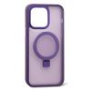 Чехол с кольцом CasePro Frosted Case MagSafe Ring Elderberry для iPhone 15 Pro Max