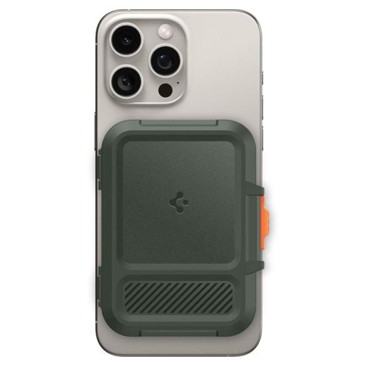 Магнітний гаманець Spigen iPhone Lock Fit MagSafe Wallet Military Green (AFA08528)