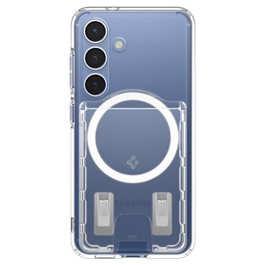 Магнитный кошелек Spigen Ultra Hybrid Wallet MagSafe Crystal Clear для Samsung Galaxy S25 Series (AFA09206)