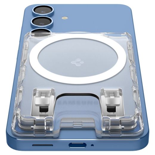 Магнитный кошелек Spigen Ultra Hybrid Wallet MagSafe Crystal Clear для Samsung Galaxy S25 Series (AFA09206)