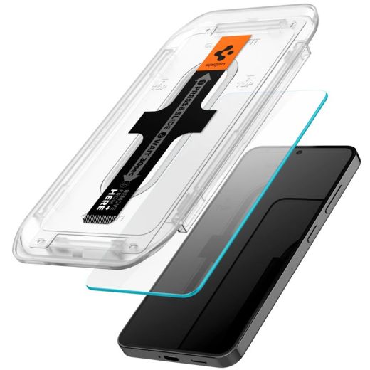 Захисне скло Spigen Glass tR EZ Fit HD Transparency 2 шт. для Samsung Galaxy S25 | S24 (AGL07440)