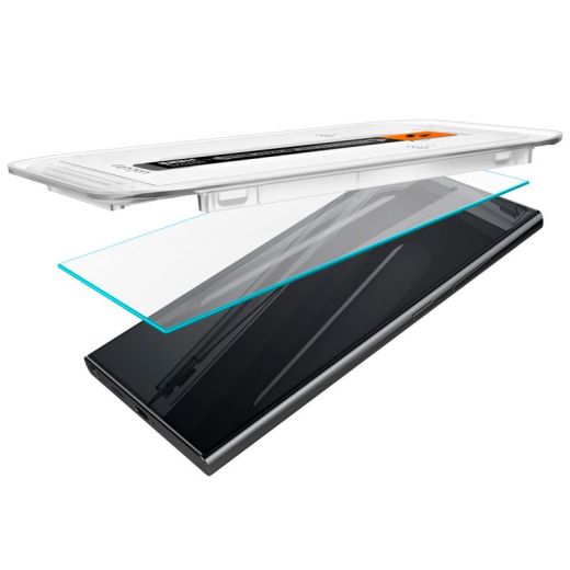 Защитное стекло Spigen Glass tR EZ Fit HD Transparency 2 шт. для Samsung Galaxy S24 Ultra (AGL07495)