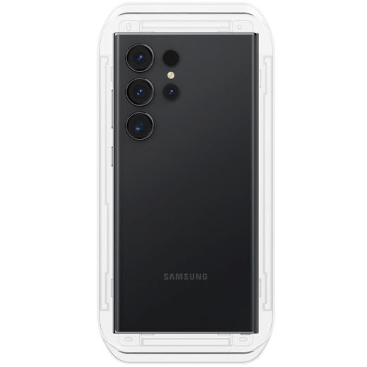 Защитное стекло Spigen Glass tR EZ Fit HD Transparency 2 шт. для Samsung Galaxy S24 Ultra (AGL07495)