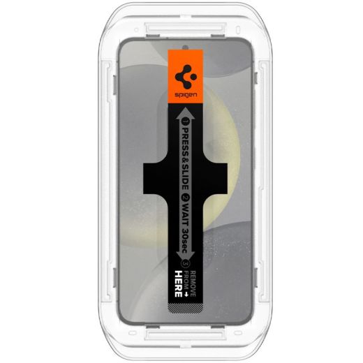 Захисне скло антишпигун Spigen Glass tR EZ Fit Privacy 2 Pack для Samsung Galaxy S24 (AGL07627)
