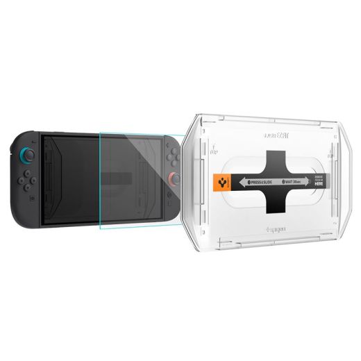 Захисне скло Spigen Screen Protector GLAS.tR EZ Fit для Nintendo Switch 2 (AGL09111)