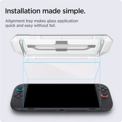 Захисне скло Spigen Screen Protector GLAS.tR EZ Fit для Nintendo Switch 2 (AGL09111)
