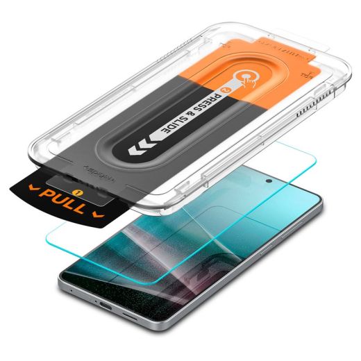 Защитное стекло Spigen Glass tR EZ Fit HD 1 Pack Transparency для Samsung Galaxy S25 Edge (AGL09411)