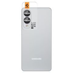 Защитное стекло для камеры Spigen Glass tR EZ Fit Optik Pro HD 2 Pack Black для Samsung Galaxy S25 Edge (AGL09413)