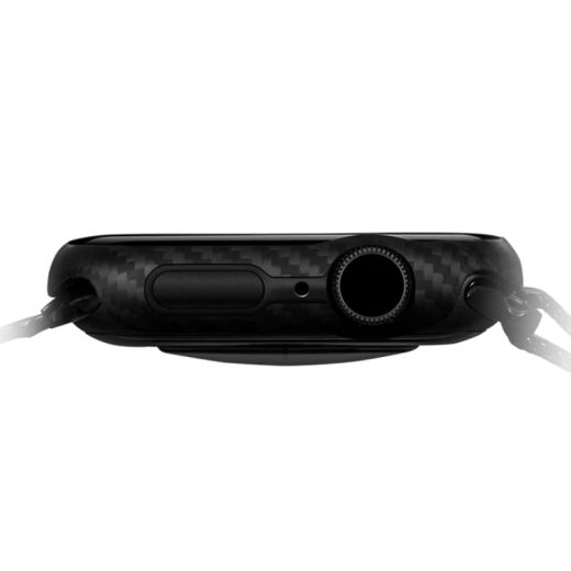 Карбоновый чехол Pitaka Air Case 600D Black/Grey (Twill) для Apple Watch 9 | 8 | 7  45mm (KW2002A)