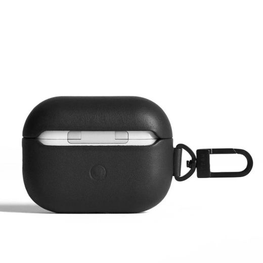 Кожаный чехол Mujjo Echelon Black для Airpods Pro 2 (2022)