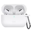 Силіконовий чохол з карабіном ESR Bounce Carrying Case White для AirPods Pro 2 (2022)