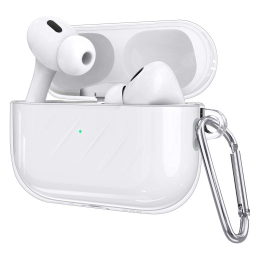 Прозорий чохол з карабіном ESR Air Ripple Carrying Case Clear для AirPods Pro 2 (2022)