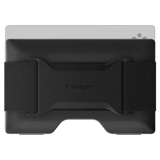 Шкіряний чохол для карток з тримачем для AirTag Spigen Card Holder Wallet S Black (AHP04245)