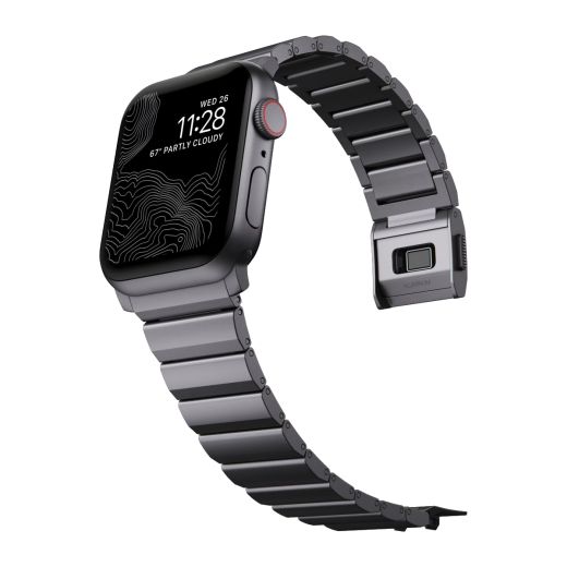 Металевий ремінець Nomad Aluminum Band Space Gray для Apple Watch 49мм | 45мм | 44мм