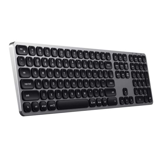 Безпровідна клавіатура Satechi Aluminum Bluetooth Wireless Keyboard Space Gray (ST-AMBKM)